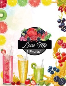 juice menu design — галерија