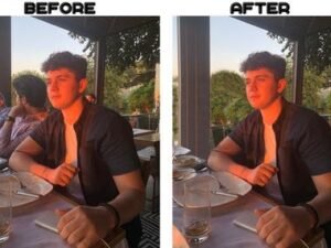 Photo manipulation before - after — галерија