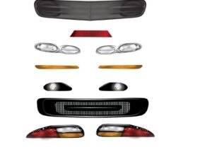 Print art illustration of car Lights — галерија