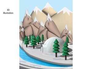 3d igloo illustration — галерија